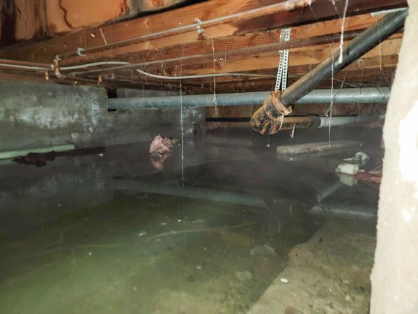 Crawl Space Drying in Midland