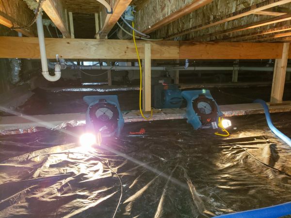 Crawlspace Water Removal in Midland